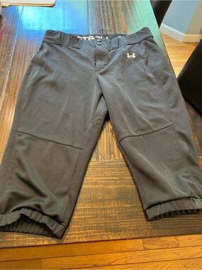 Under Armour Black Softball Athletic Pants